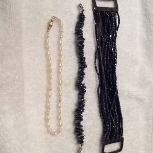 Three complementary bracelets!